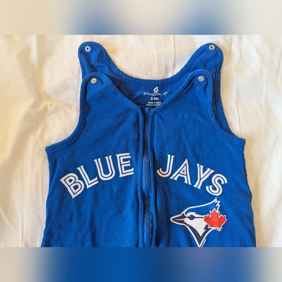 MLB Toronto Blue Jays Sleep Bag Royal Blue, 0-6 Months Up To 18 Lbs - Picture 11 of 16